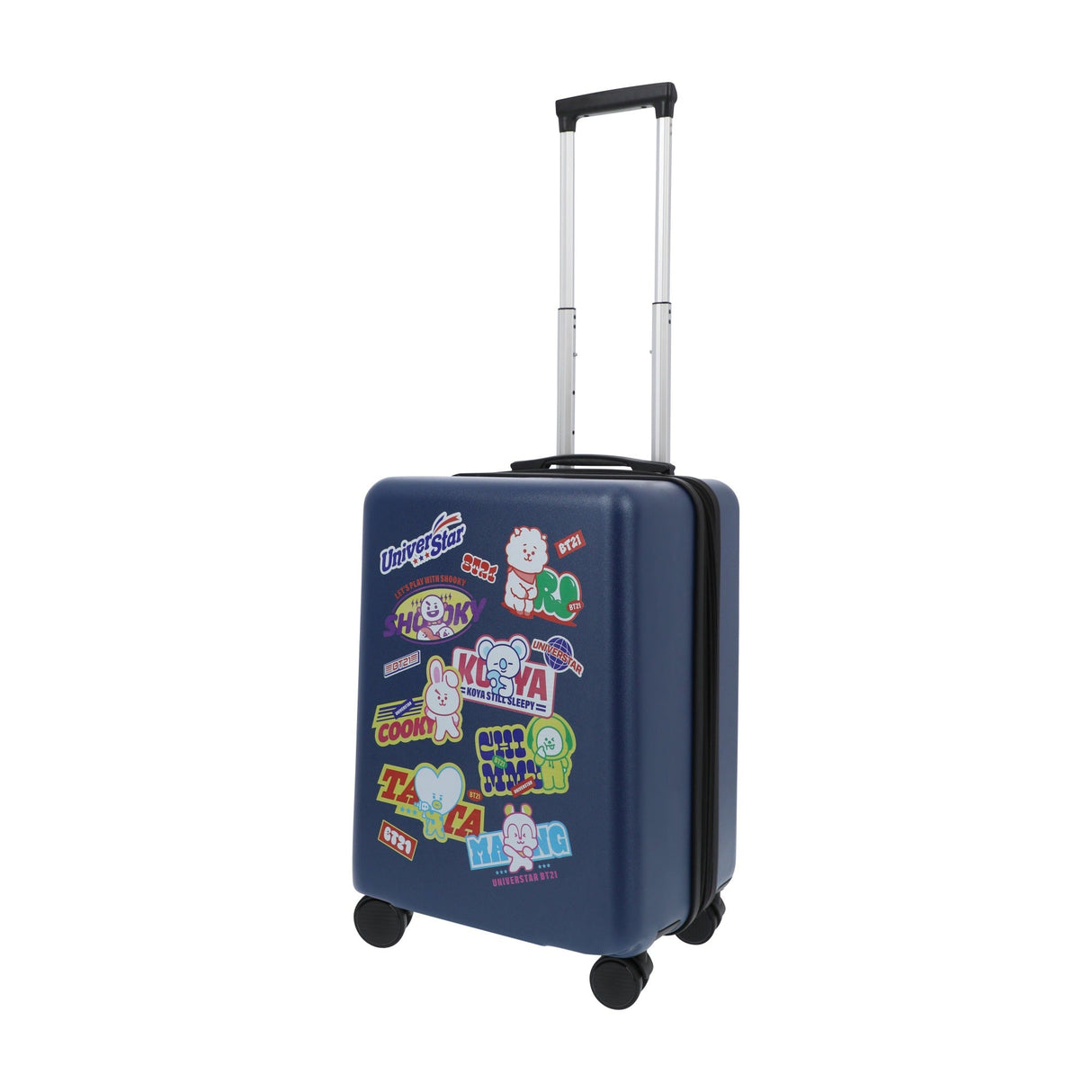 BT21 22.5" Navy Carry-On Suitcase Luggage