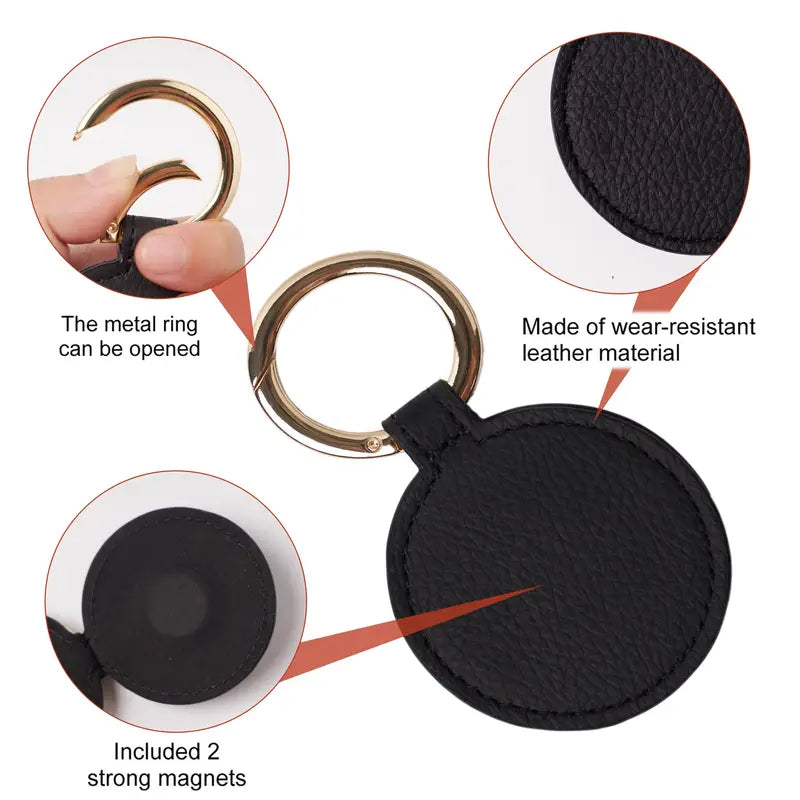 Round Magnetic Travel Hat Clip Holder