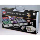 Minnesota Vikings 300 Piece Poker Set