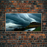 Storm Clouds Seascape Ocean Sea Islands Fine Art Print, Wall Art Print, Wall Décor, Wall Poster