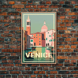 Venice Wall Art, Italy Poster, Italy Wall Art, Europe Wall Art, Travel Wall Print, Travel Poster, Travel Wall Art, Canvas Wall Print