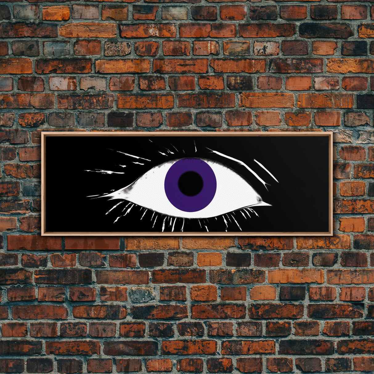 Eye Art Print, Big Eye Art, Canvas Print, Eye Canvas Art, Eye Art Original, Framed Art Print, Wall Decor, Panoramic, Wall Art, Canvas Print