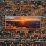 Panoramic of Canyonlands National Park, Extra Large Wall Art, Panoramic Wall Art, Panoramic Print, Landscape Photography, Landscape Print