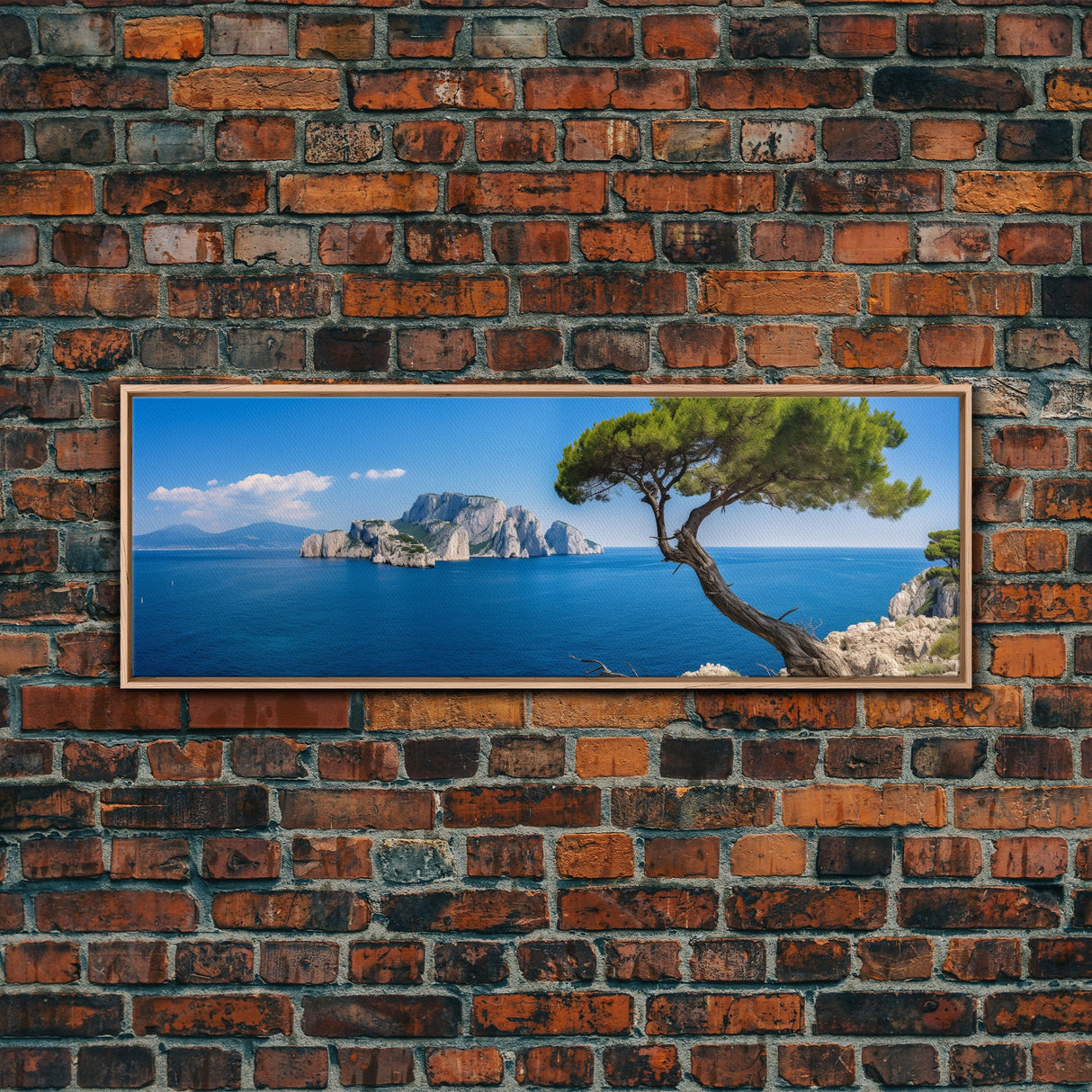 Panoramic of the Italian Coast, Italy Art, Extra Large Wall Art, Panoramic Wall Art, Panoramic Print, Landscape Photography, Landscape Print