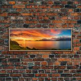 Panoramic of Costa Rica At Sunset, Extra Large Wall Art, Panoramic Wall Art, Panoramic Print, Landscape Photography, Landscape Print