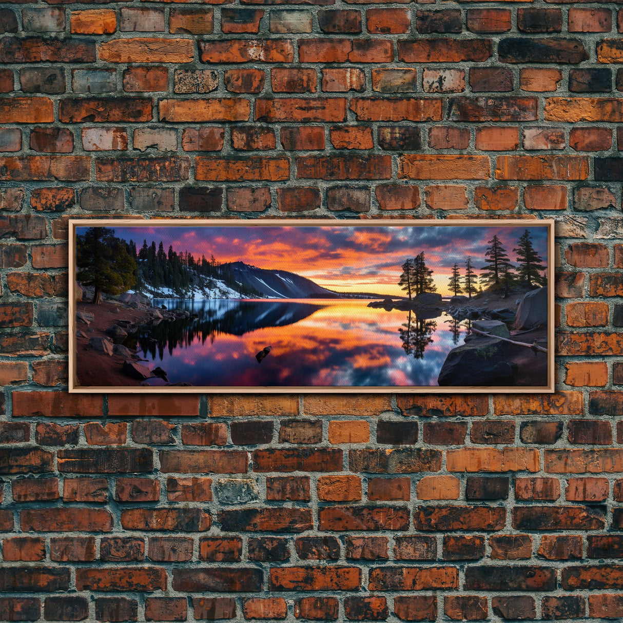 Panoramic of Crater Lake National Park, Extra Large Wall Art, Panoramic Wall Art, Panoramic Print, Landscape Photography, Landscape Print