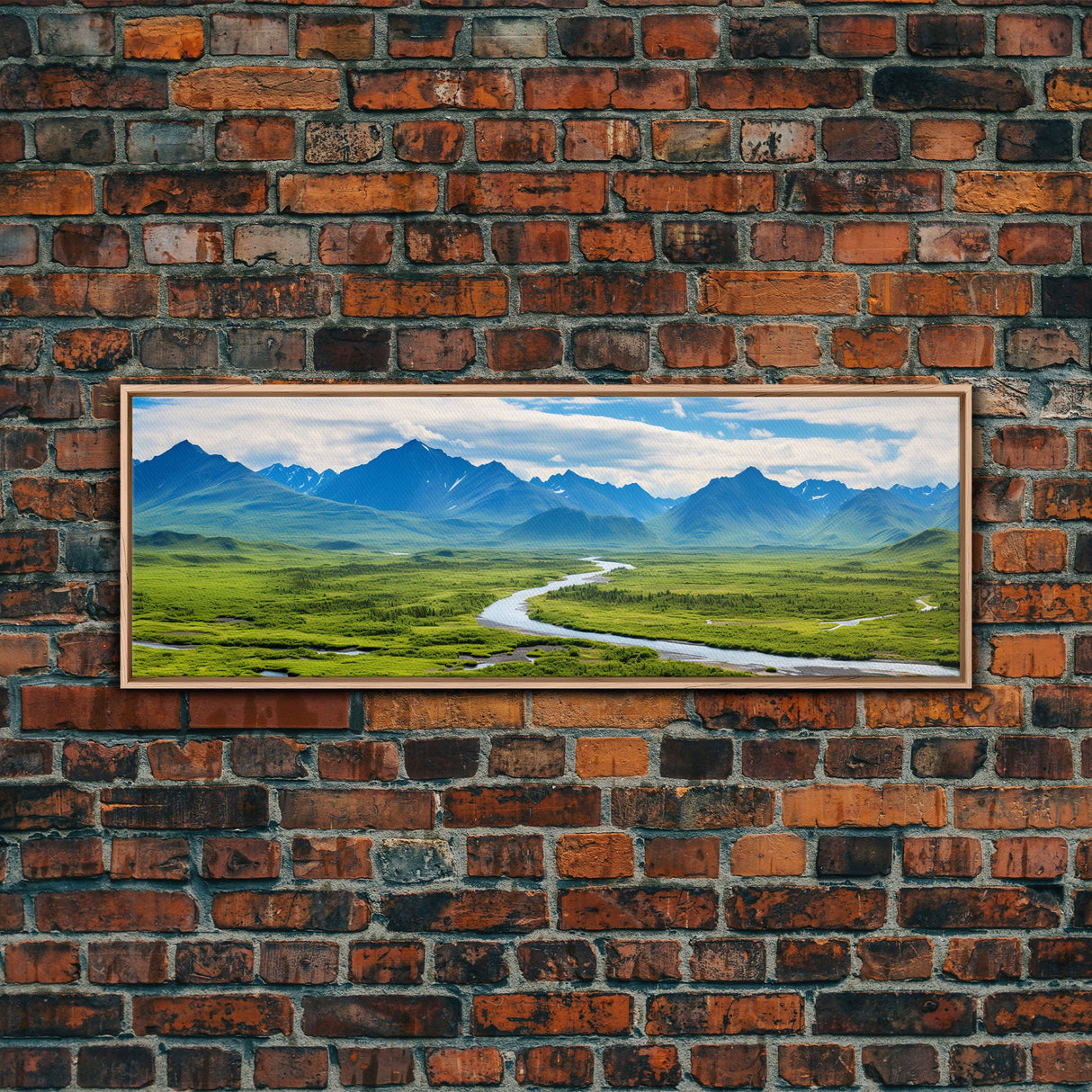 Panoramic of Denali National Park, Extra Large Wall Art, Panoramic Wall Art, Panoramic Print, Landscape Photography, Landscape Print