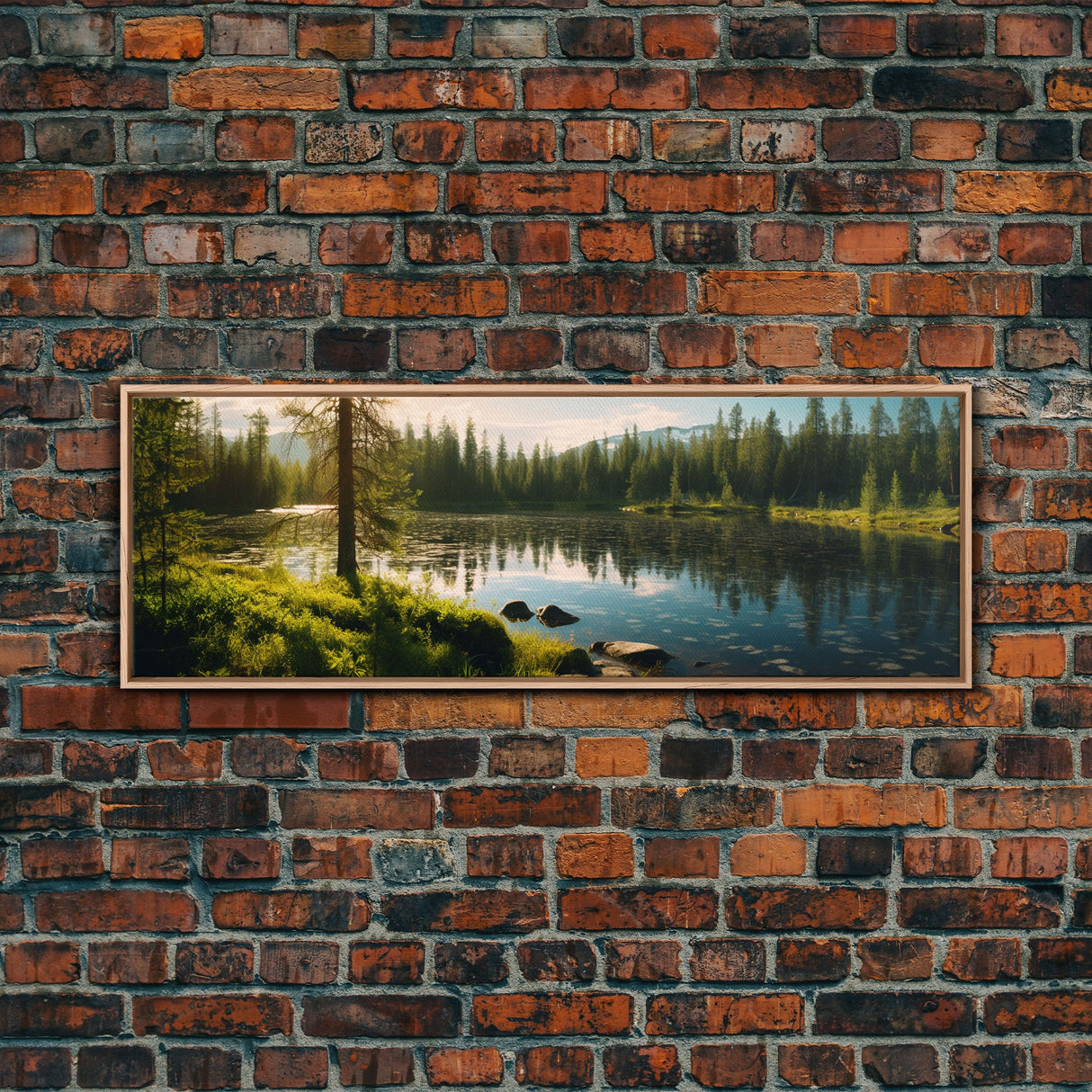 Panoramic of Finnish Lapland In Summer, Extra Large Wall Art, Panoramic Wall Art, Panoramic Print, Landscape Photography, Landscape Print