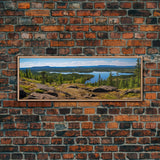 Panoramic of Finnish Lapland In Summer, Extra Large Wall Art, Panoramic Wall Art, Panoramic Print, Landscape Photography, Landscape Print