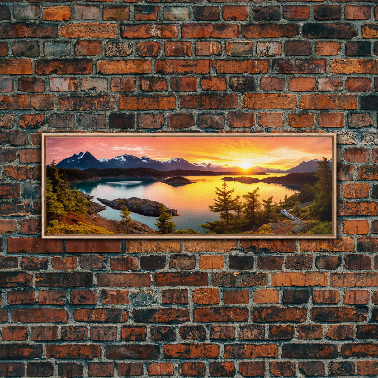 Panoramic of Glacier Bay National Park , Extra Large Wall Art, Panoramic Wall Art, Panoramic Landscape Print, Landscape Photography