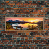 Panoramic of Glacier Bay National Park , Extra Large Wall Art, Panoramic Wall Art, Panoramic Landscape Print, Landscape Photography