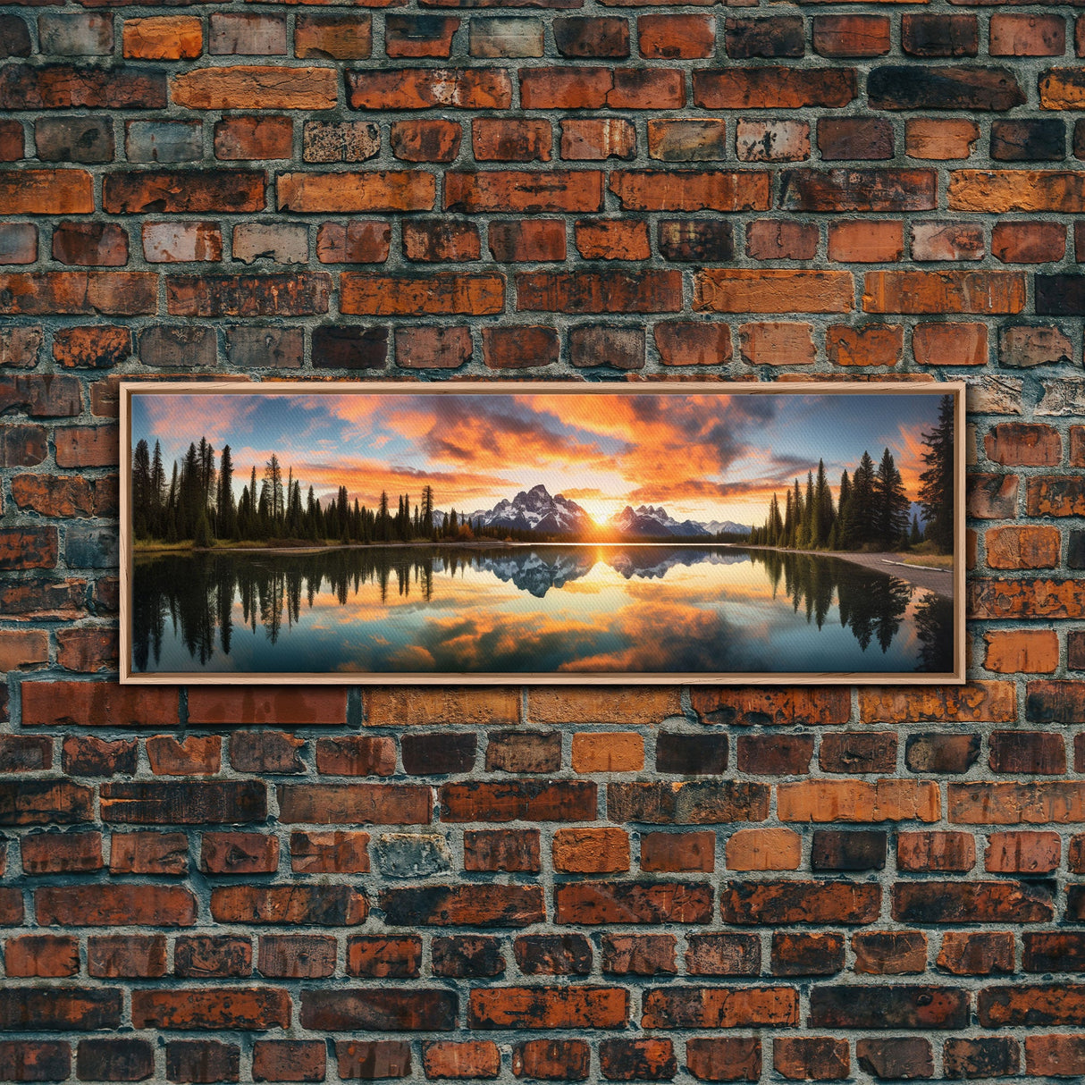 Panoramic of Grand Teton National Park, Extra Large Wall Art, Panoramic Wall Art, Panoramic Print, Landscape Photography Landscape Print