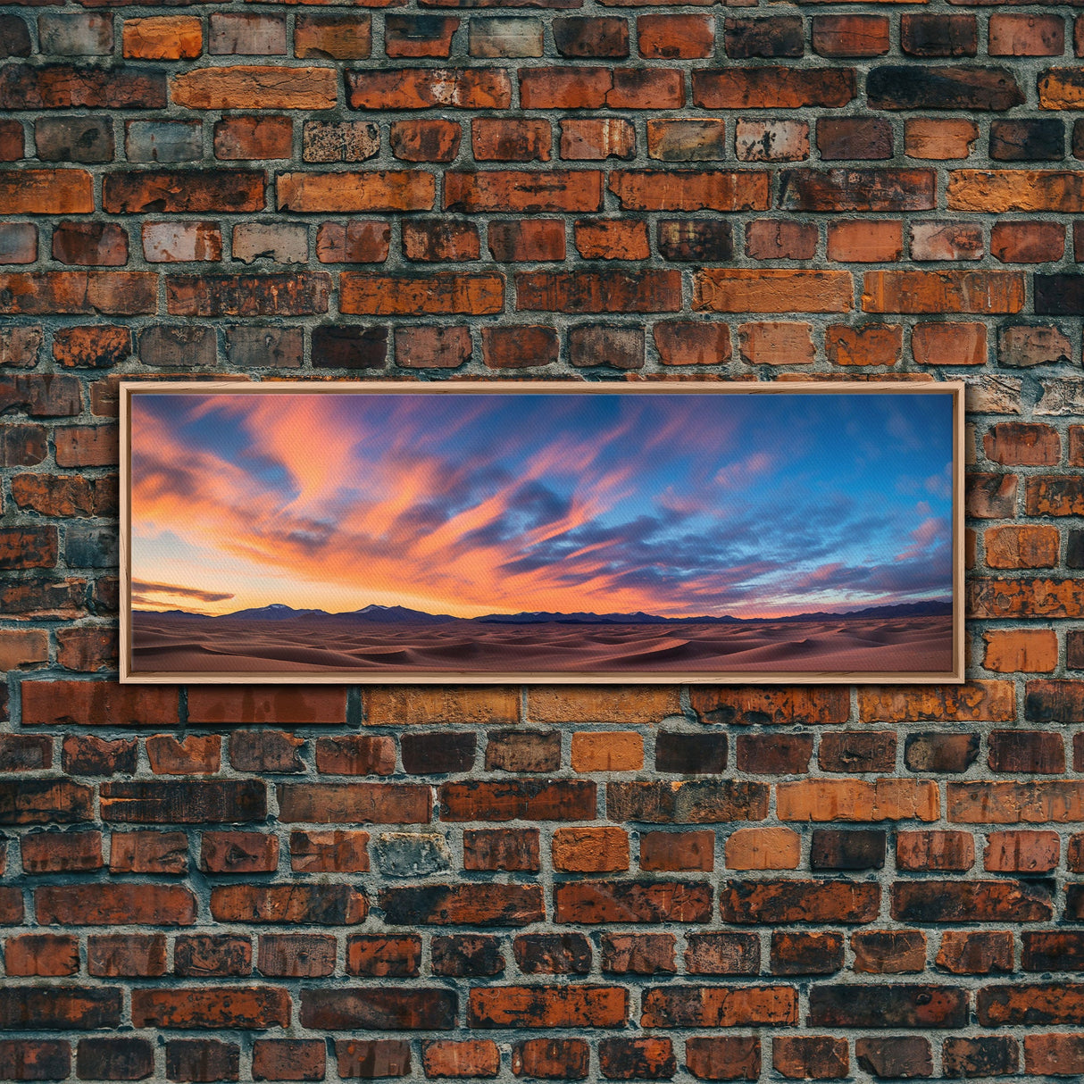 Panoramic of Great Sand Dunes National Park, Extra Large Wall Art, Panoramic Wall Art, Panoramic Landscape Print, Landscape Photography