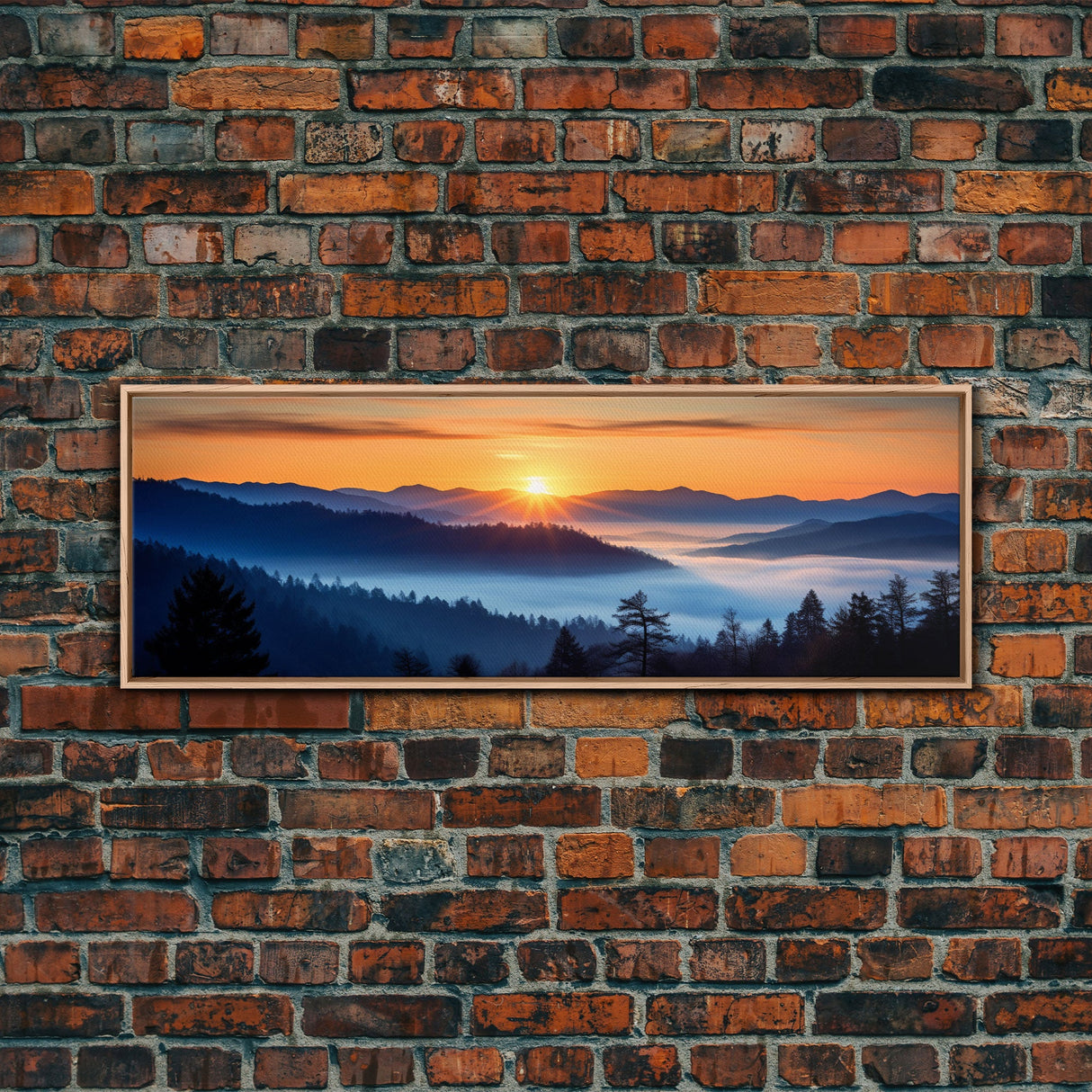 Panoramic of Great Smoky Mountains National Park, Extra Large Wall Art, Panoramic Wall Art, Panoramic Landscape Print, Landscape Photography