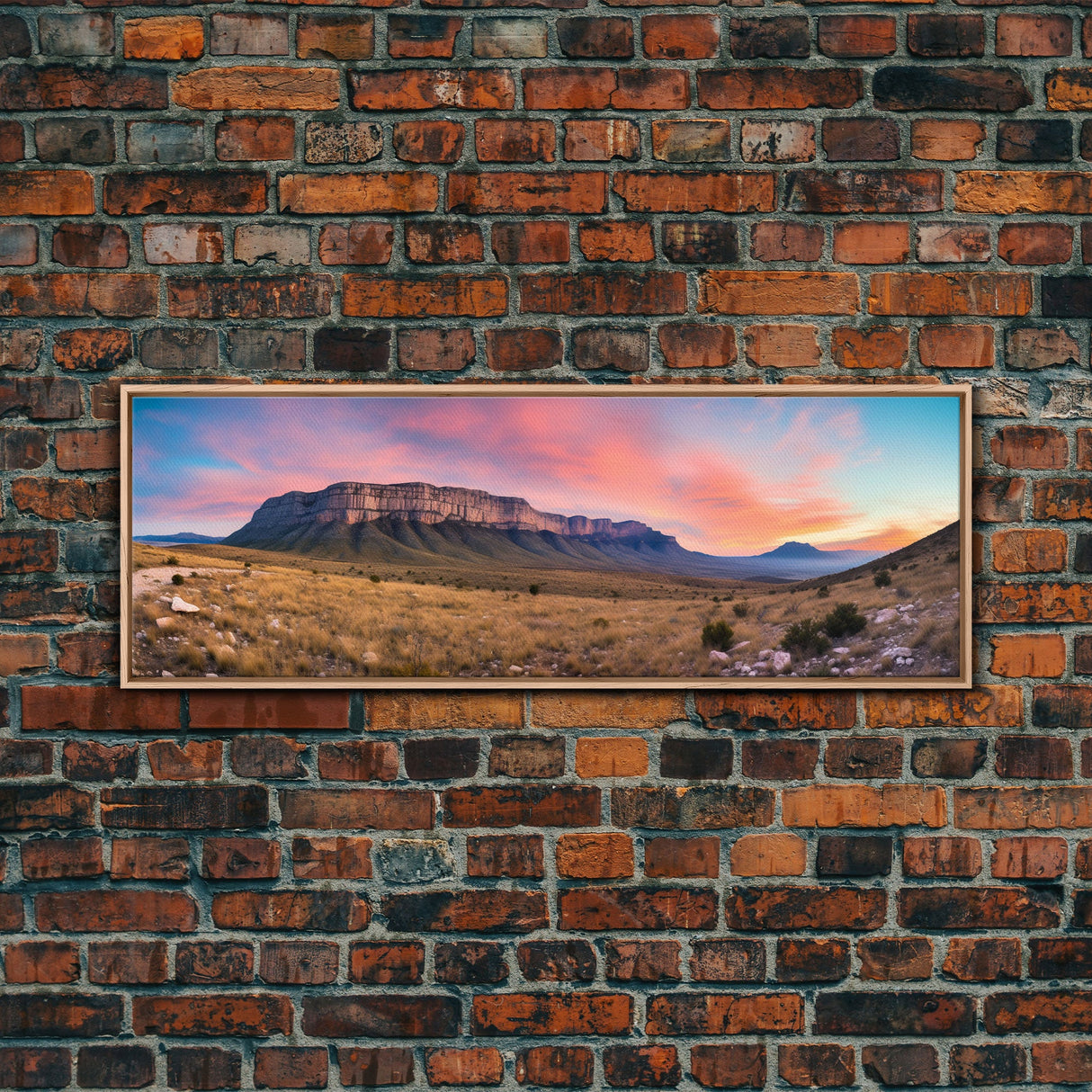 Panoramic of Guadalupe Mountains National Park, Extra Large Wall Art, Panoramic Wall Art, Panoramic Landscape Print, Landscape Photography