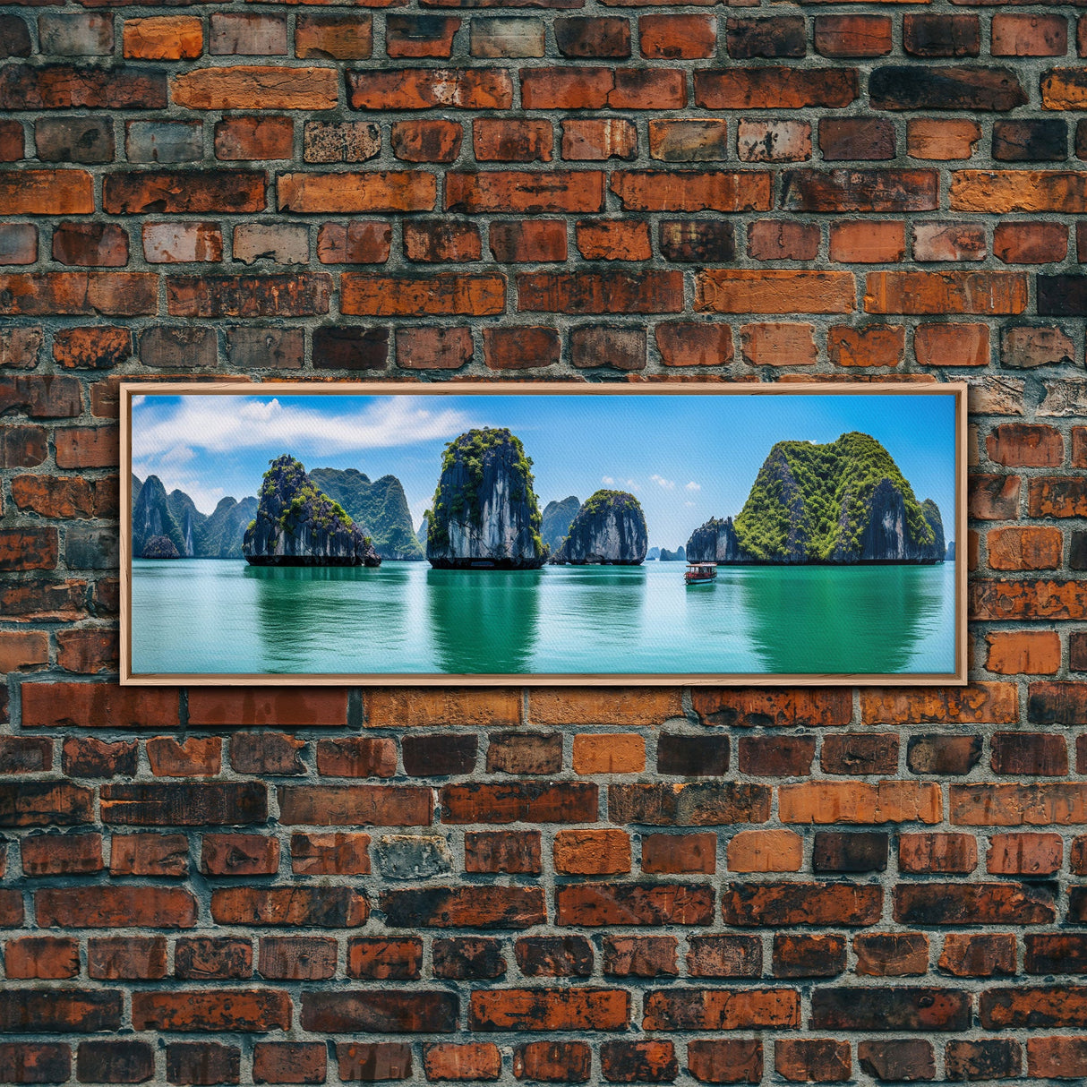 Panoramic of Ha Long Bay Vietnam, Extra Large Wall Art, Panoramic Wall Art, Panoramic Landscape Print, Landscape Photography