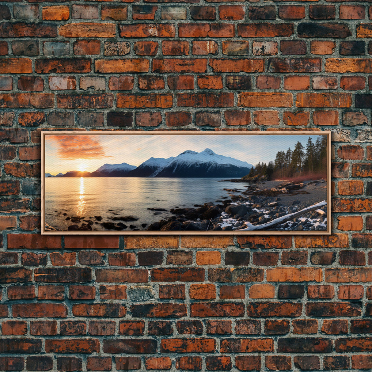 Panoramic Print of Kenai Fjords National Park, Extra Large Wall Art, Panoramic Wall Art, Panoramic Landscape Print, Landscape Photography