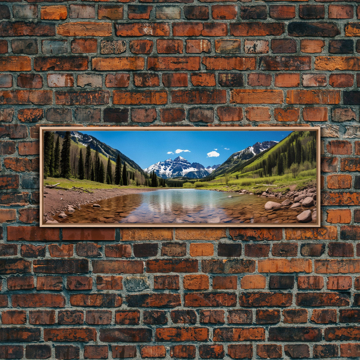 Panoramic Print of Maroon Bells Aspen Colorado Extra Large Wall Art, Panoramic Wall Art, Panoramic Landscape Print, Landscape Photography