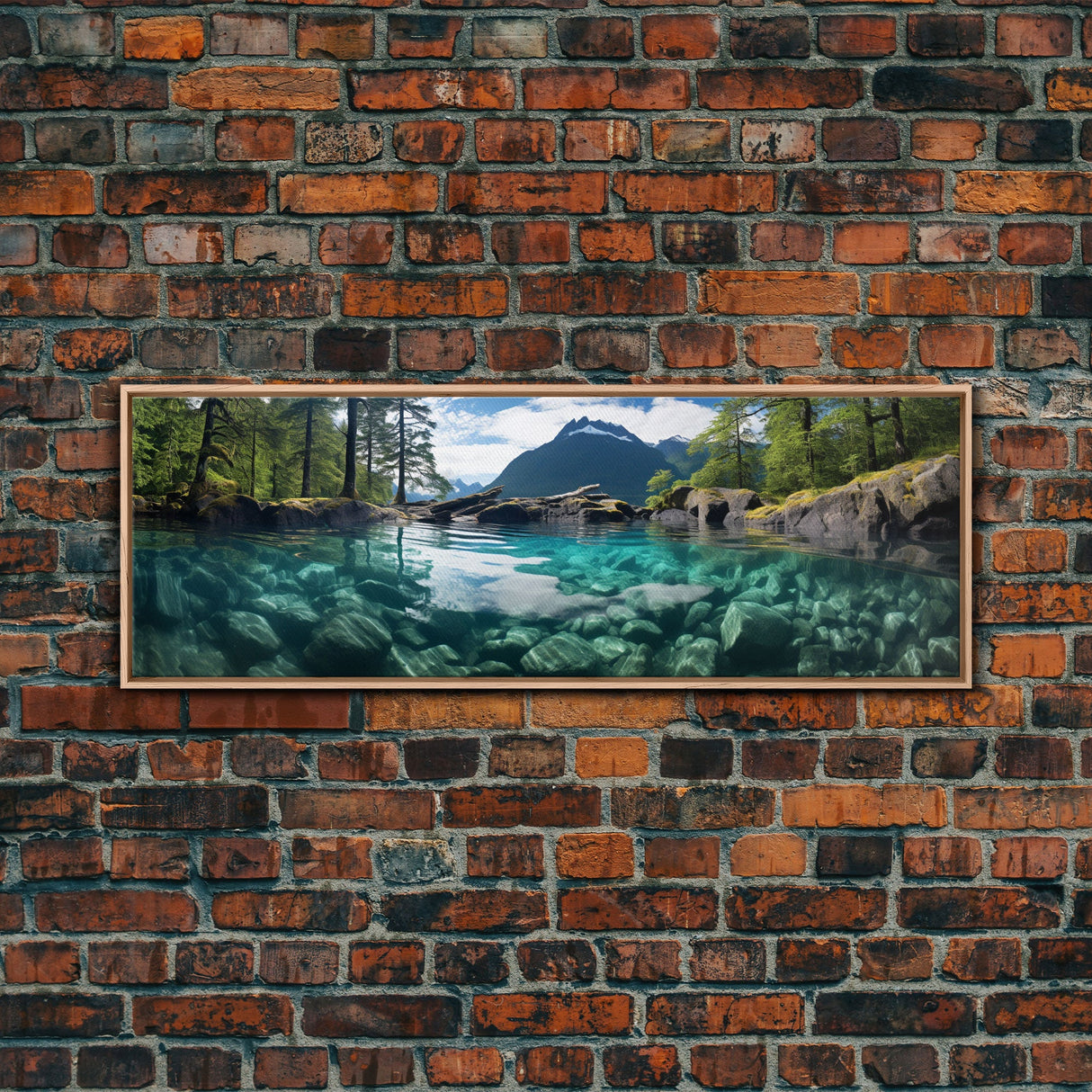 Panoramic Print of Mendenhall Glacier Extra Large Wall Art, Panoramic Wall Art, Panoramic Landscape Print, Landscape Photography