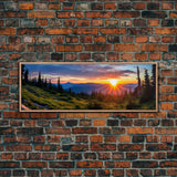 Panoramic of Olympic National Park, Extra Large Wall Art, Panoramic Wall Art, Panoramic Print, Landscape Photography Landscape