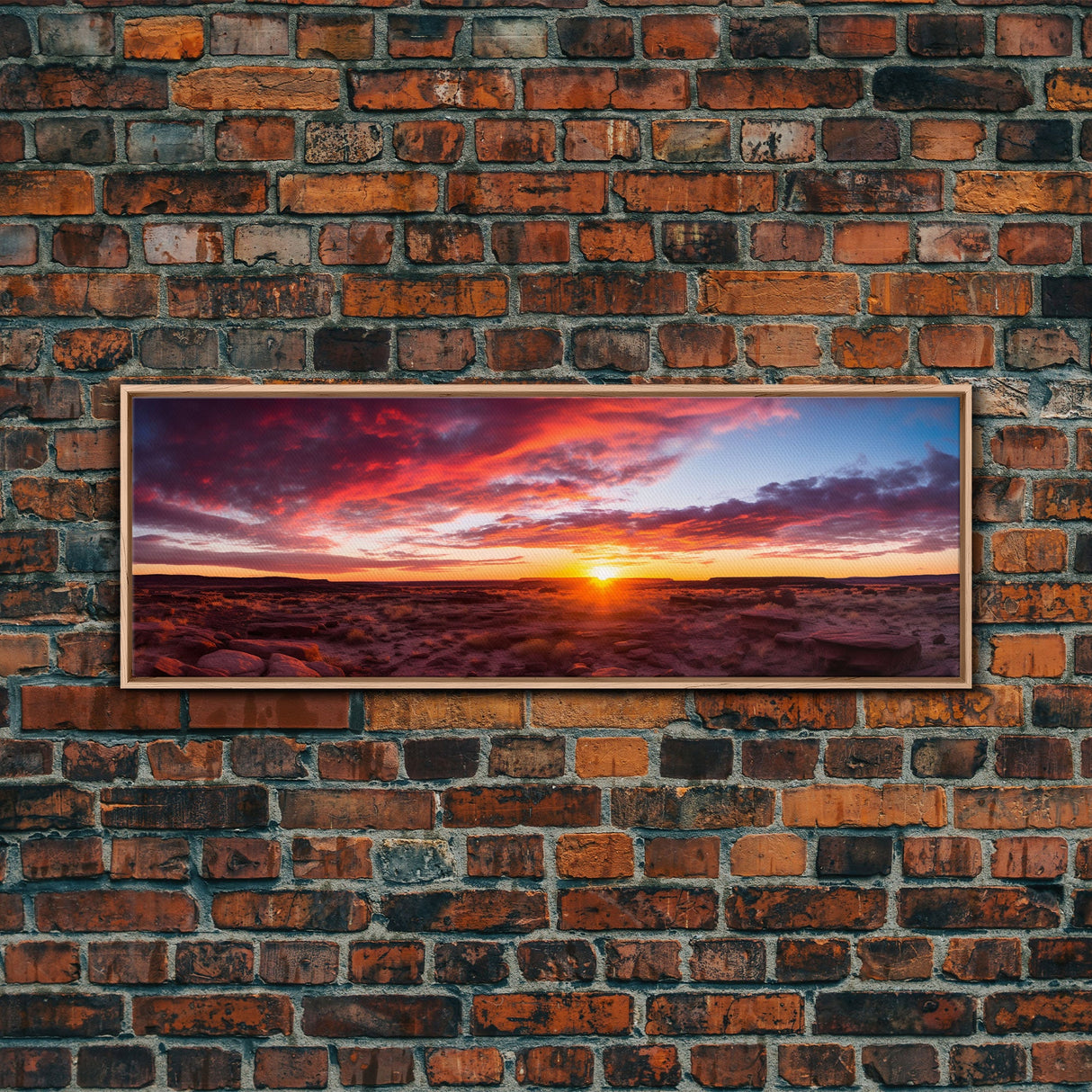 Panoramic Print of Petrified Forest National Park Extra Large Wall Art, Panoramic Wall Art, Panoramic Landscape Print, Landscape Photography