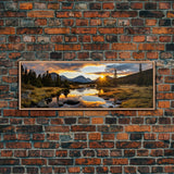 Panoramic Print of Rocky Mountain National Park Extra Large Wall Art, Panoramic Wall Art, Panoramic Landscape Print, Landscape Photography