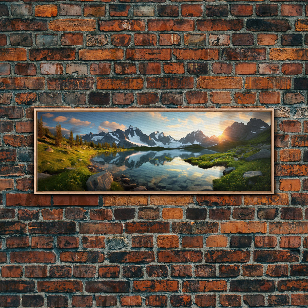 Panoramic Print of the Swiss Alps in Switzerland Extra Large Wall Art, Panoramic Wall Art, Panoramic Landscape Print, Landscape Photography