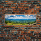 Panoramic Print of The Berkshires Massachusetts, Extra Large Wall Art, Panoramic Wall Art, Panoramic Landscape Print, Landscape Photography