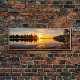 Panoramic Print of Voyageurs National Park, Extra Large Wall Art, Panoramic Wall Art, Panoramic Landscape Print, Landscape Photography