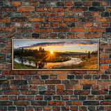 Panoramic Print of Yellowstone National Park, Extra Large Wall Art, Panoramic Wall Art, Panoramic Landscape Print, Landscape Photography