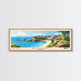 Ahtopol, Bulgaria Panoramic Beach Print, Vacation Gift, Bulgaria Wall Art, Beach Painting, Beach Decor, Beach Painting