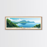 Alor Island, Indonesia Panoramic Print, Vacation Gift, Indonesia Wall Art, Beach Painting, Beach Decor, Beach Or Lakehouse Art