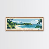 Anse La Passe, Seychelles Panoramic Print, Vacation Gift, Seychelles Wall Art, Beach Painting, Beach Decor, Beach Or Lakehouse Art