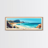 Balos Beach, Greece Panoramic Beach Print, Vacation Gift, Greece Wall Art, Beach Painting, Beach Decor, Beach Painting