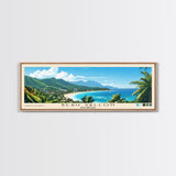 Beau Vallon, Seychelles Panoramic Print, Vacation Gift, Seychelles Wall Art, Vacation Wall Art, Vacatation Memories, Beach Decor, Beach Or Lakehouse Art