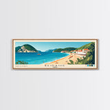 Beidaihe, China Panoramic Beach Print, Vacation Gift, China Wall Art, Beach Painting, Beach Decor, Beach Painting