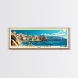 Gran Canaria, Spain Panoramic Print, Vacation Gift, Spain Wall Art, Beach Painting, Beach Decor, Beach Or Lakehouse Art