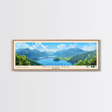 Helenesee, Germany Panoramic Print, Vacation Gift, Germany Wall Art, Beach Painting, Beach Decor, Large Wall Art, Wood Frame Art