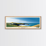 Kearvaig, Scotland Panoramic Beach Print, Vacation Gift, Scotland Wall Art, Beach Painting, Beach Decor, Beach Painting