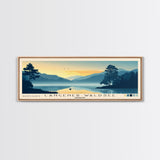 Langener Waldsee, Germany Panoramic Print, Vacation Gift, Germany Wall Art, Beach Painting, Beach Decor, Large Wall Art, Wood Frame Art