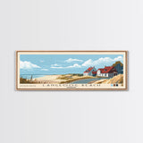 Langeoog Beach, Germany Panoramic Print, Vacation Gift, Germany Wall Art, Beach Painting, Beach Decor, Beach Or Lakehouse Art