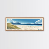 Luskentyre Beach, Scotland Panoramic Beach Print, Vacation Gift, Scotland Wall Art, Beach Painting, Beach Decor, Beach Painting