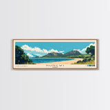 Nungwi, Tanzai Panoramic Print, Vacation Gift, Tanzai Wall Art, Beach Painting, Beach Decor, Large Wall Art, Wood Frame Art