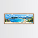 Ortakent Beach, Turkey Panoramic Print, Vacation Gift, Turkey Wall Art, Vacation Wall Art, Vacatation Memories, Beach Decor, Beach Or Lakehouse Art