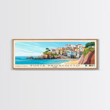 Punta Prosciutto, Italy Panoramic Beach Print, Vacation Gift, Italy Wall Art, Beach Painting, Beach Decor, Beach Painting