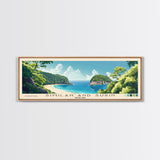 Similan and Surin, Thailand Panoramic Print, Vacation Gift, Thailand Wall Art, Vacation Wall Art, Vacatation Memories, Beach Decor, Beach Or Lakehouse Art