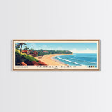 Varkala Beach, India Panoramic Print, Vacation Gift, India Wall Art, Vacation Wall Art, Vacatation Memories, Beach Decor, Beach Or Lakehouse Art