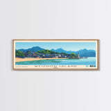 Weizhou Island, China Panoramic Beach Print, Vacation Gift, China Wall Art, Framed Canvas Print, Framed Beach Painting