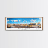 Rio Rancho New Mexico Panoramic Print, Elegant Framed Canvas Print, City Travel Poster, Home Decoration, Office Wall Art