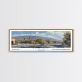 Temecula California Travel Poster, Framed Canvas Print, Wall Art, Home Decor, Travel Gift, Living Room Art, Retro Style Art